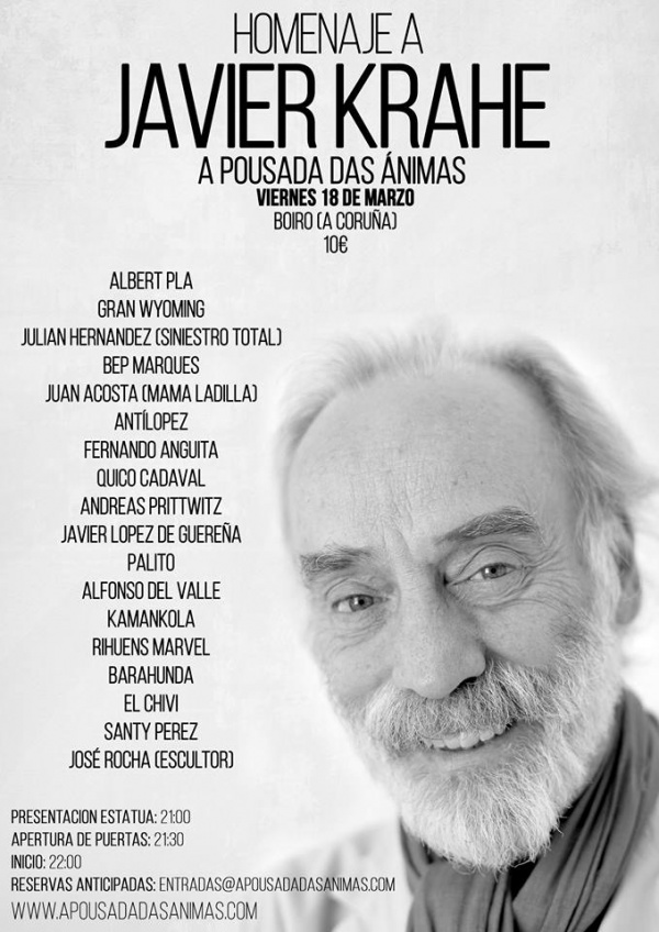 Homenaje a Krahe en A pousada das ánimas